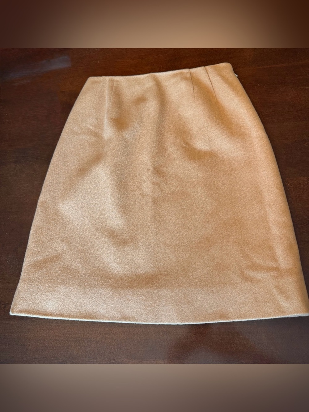 Vintage | Jaeger Wool & Camel Hair Skirt | Small 27” Waist